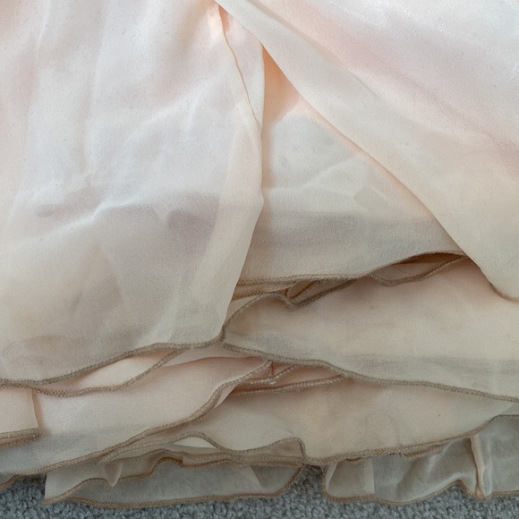 Beaded light pink flowy prom/wedding guest dress. - Picture 7 of 9